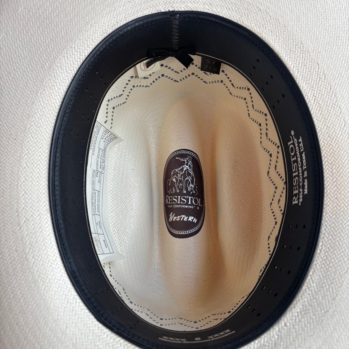 Resistol Cream Shantung Hat