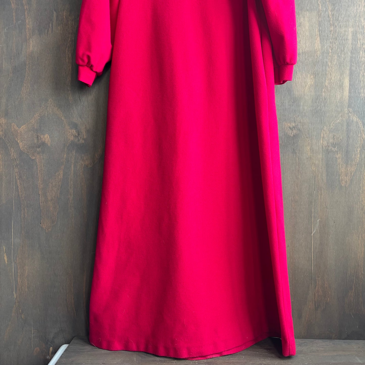 Red House Dress with Lace