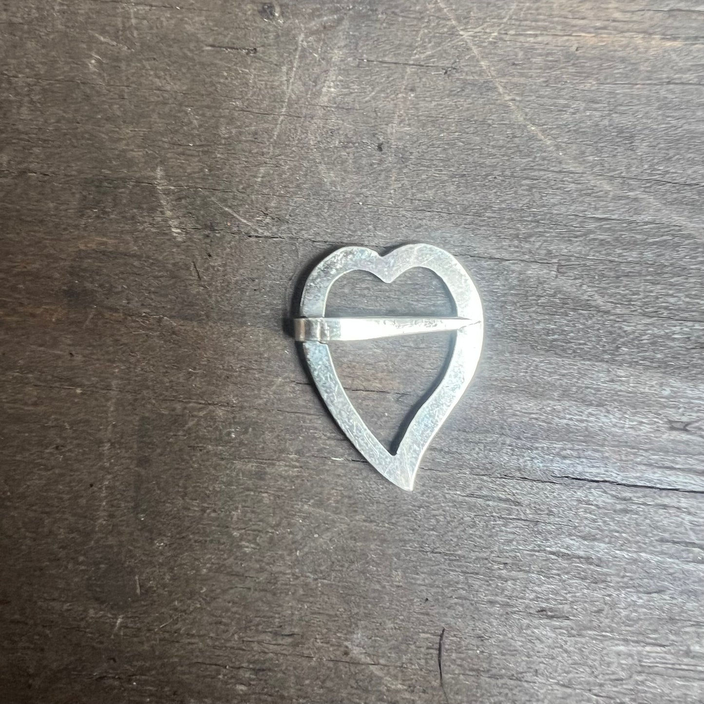 Vintage Silver Heart Luckenbooth Brooch
