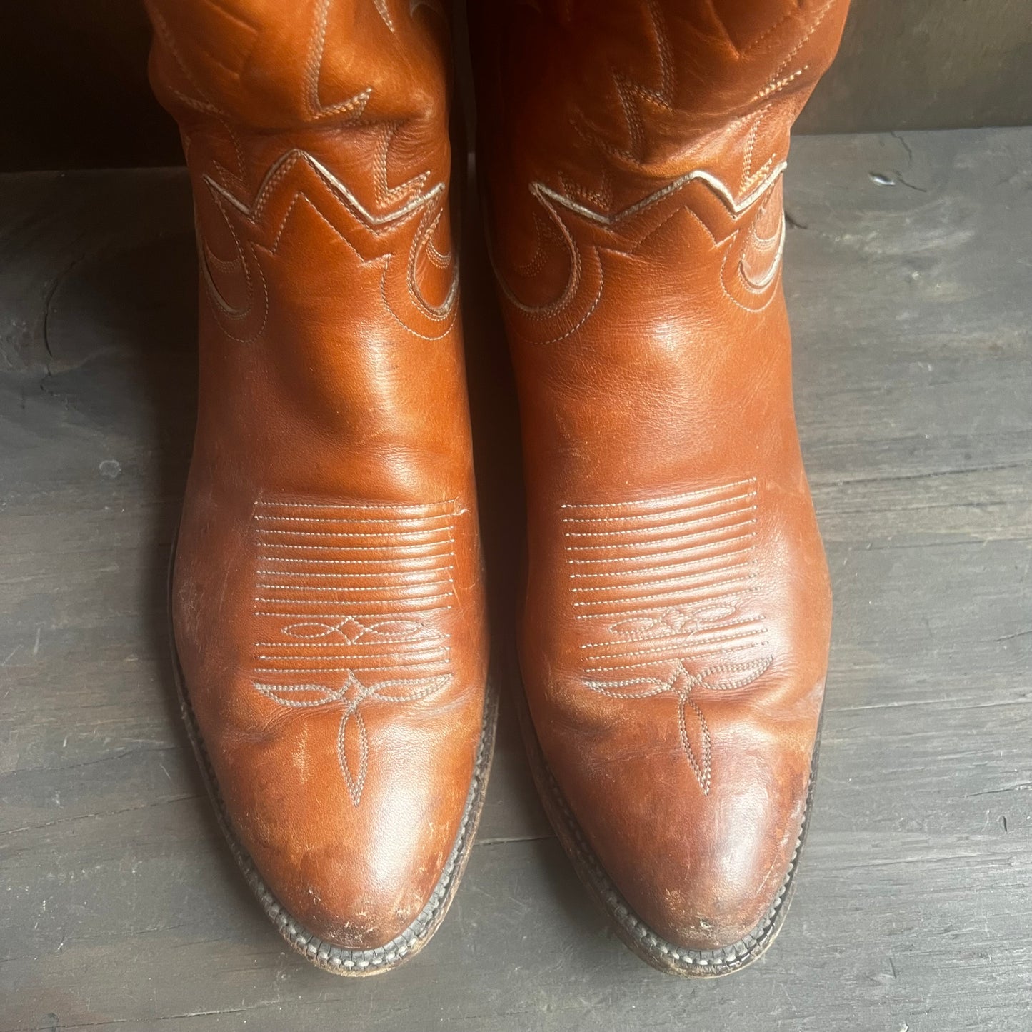Tony Lama Light Brown Cowboy Boots