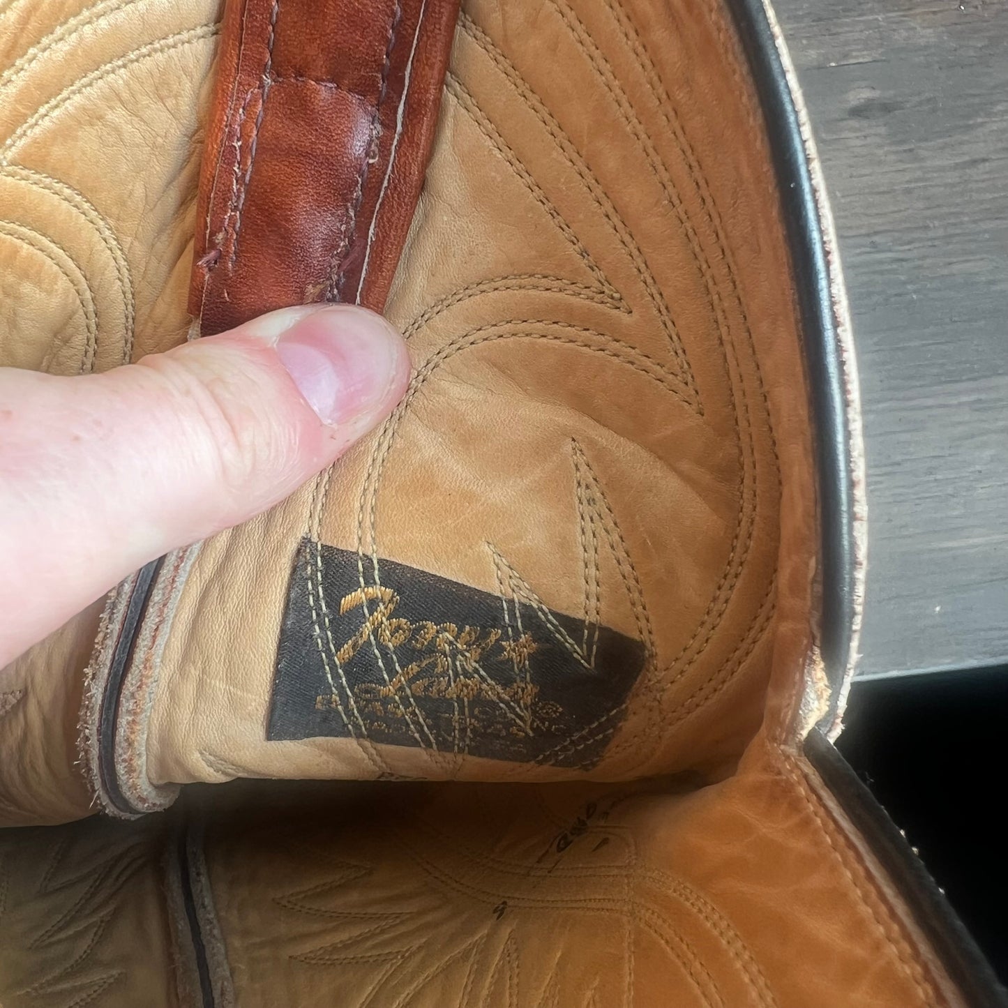 Tony Lama Brown Cowboy Boots