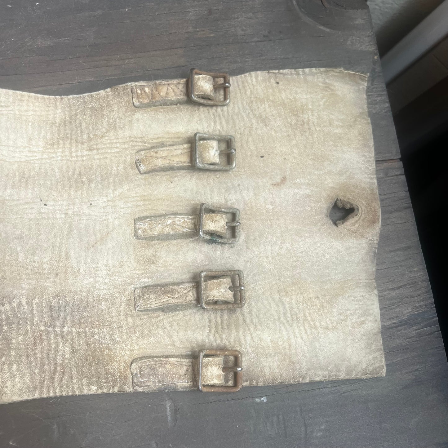 Vintage Tan Kidney Belt