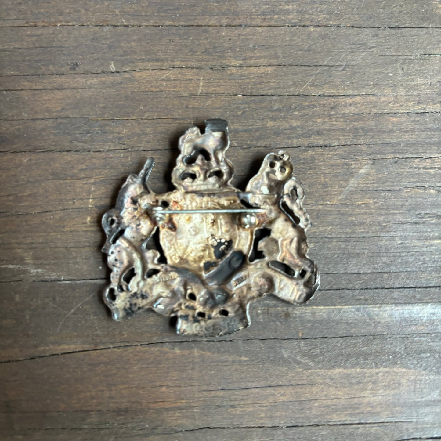 WWII Sterling Silver British Regiment Pin