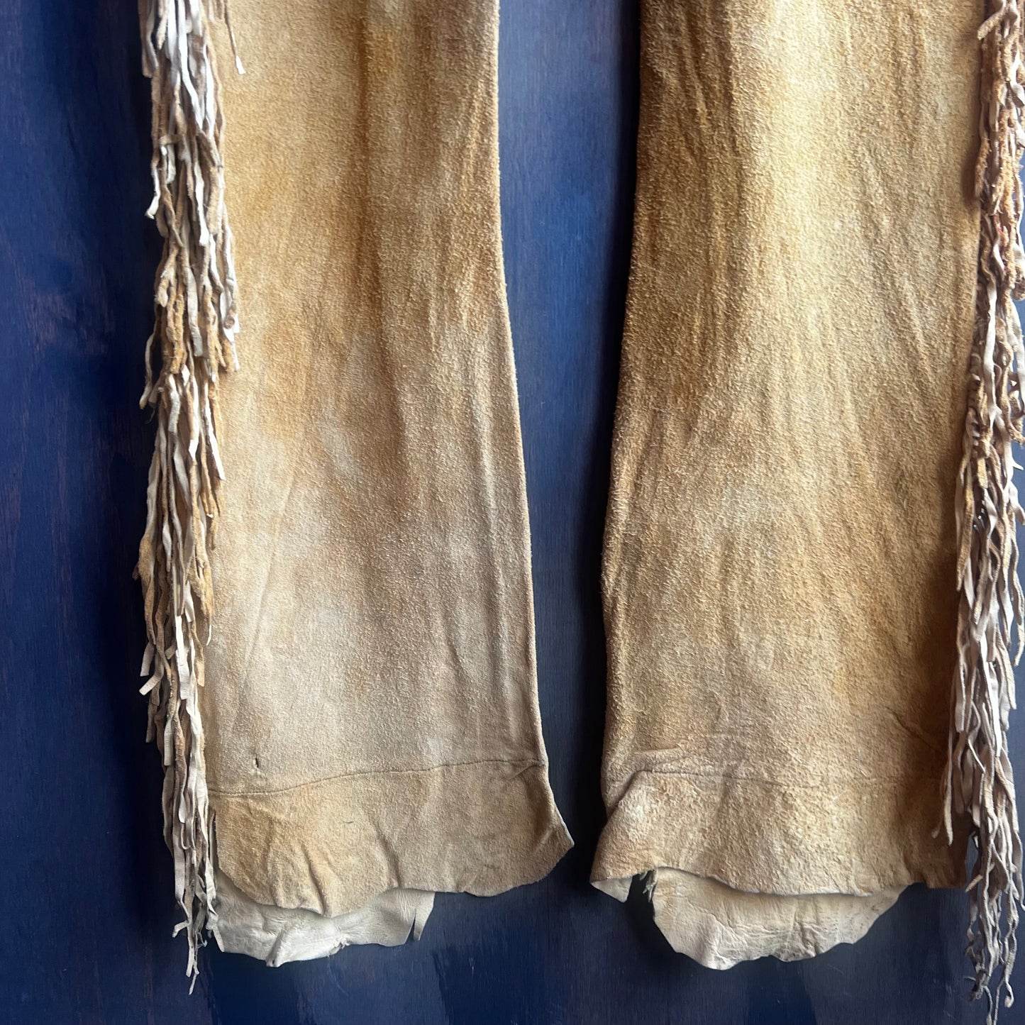 Handmade Leather Fringe Pants