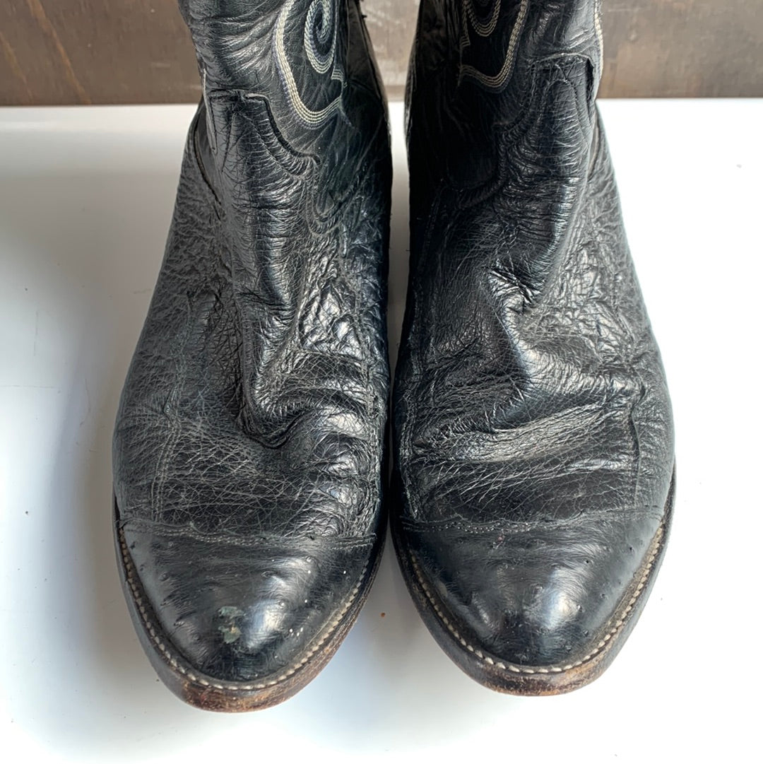 Tony Lama Ostrich Toe Boots