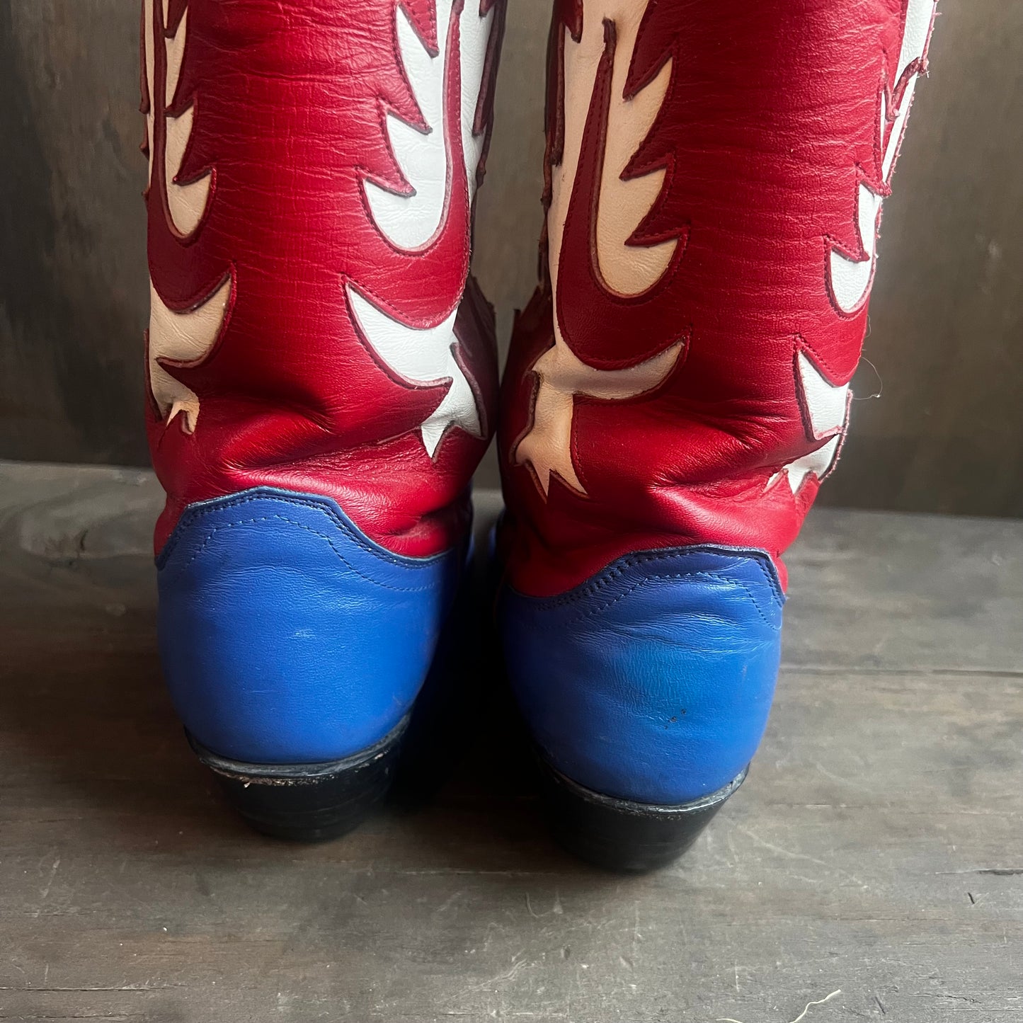 Justin’s Red, White and Blue Leather Boots