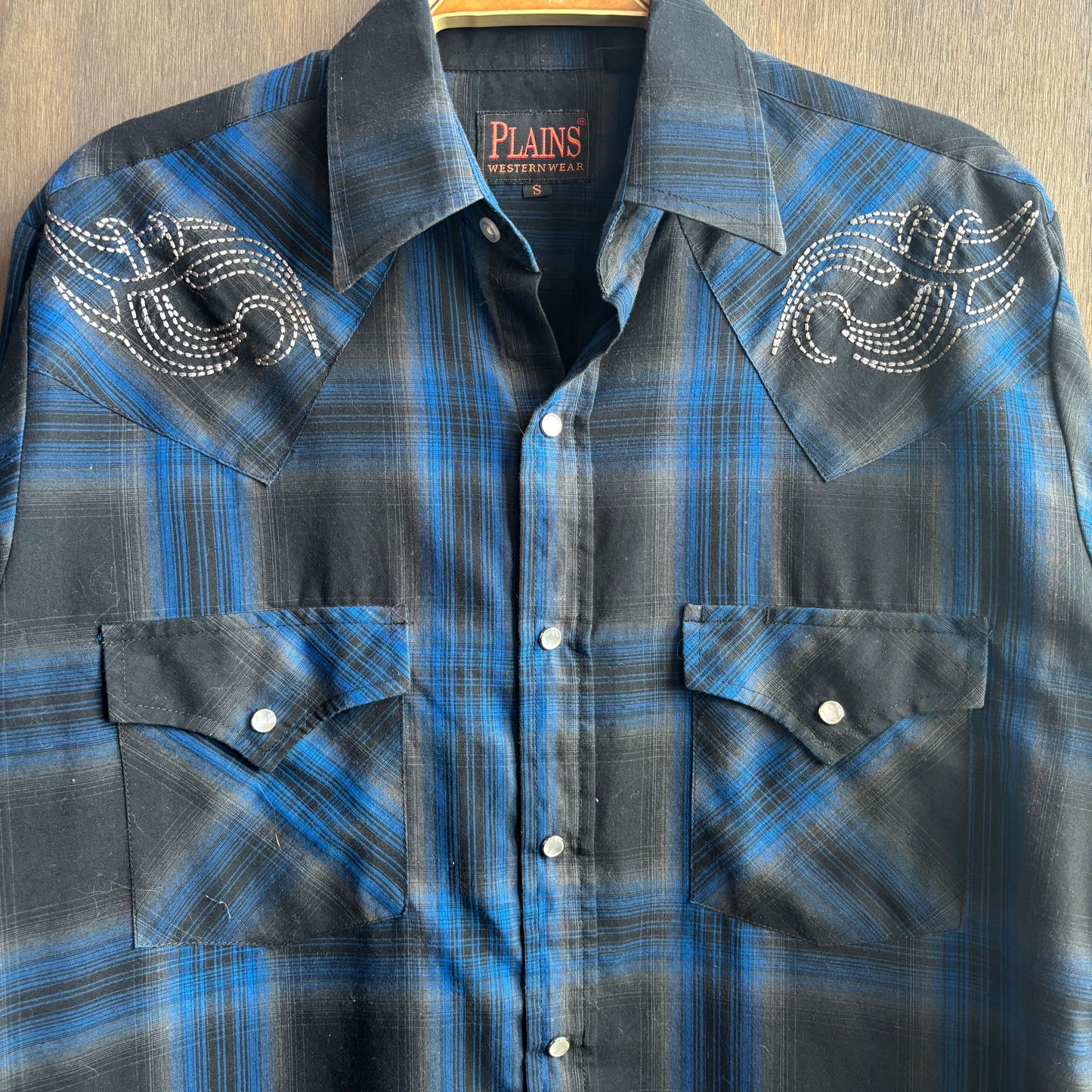 Plains Western Wear Plaid Pear Snap
