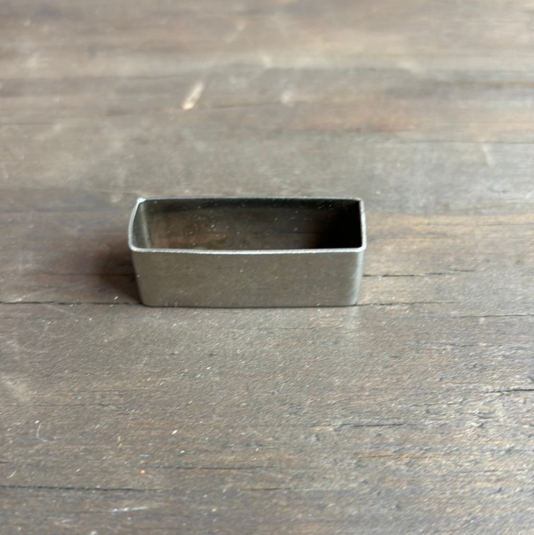 Silver and Copper Scarf Tie