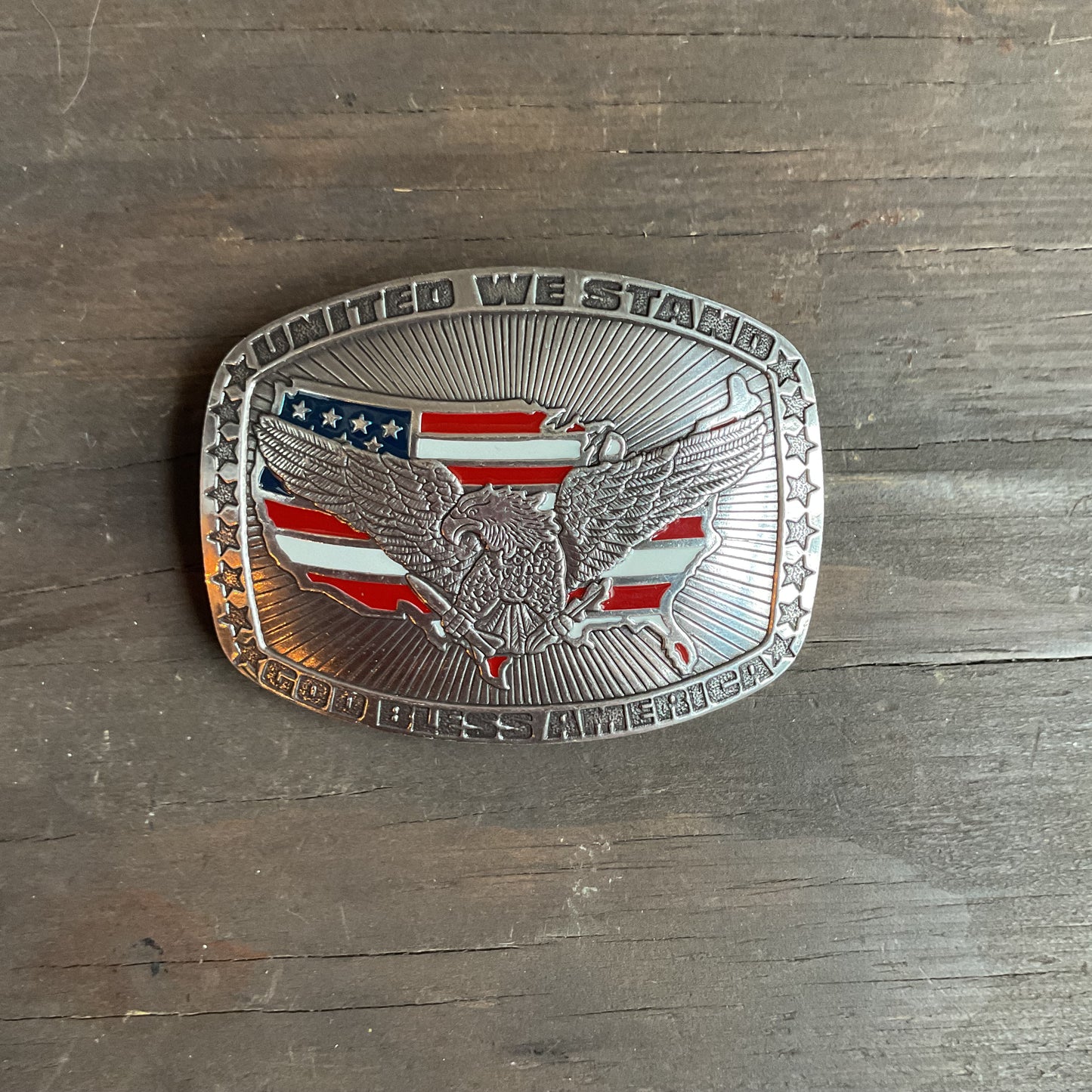 God Bless America Belt Buckle