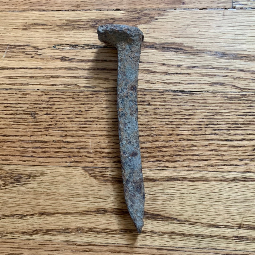 Antique railroad spike