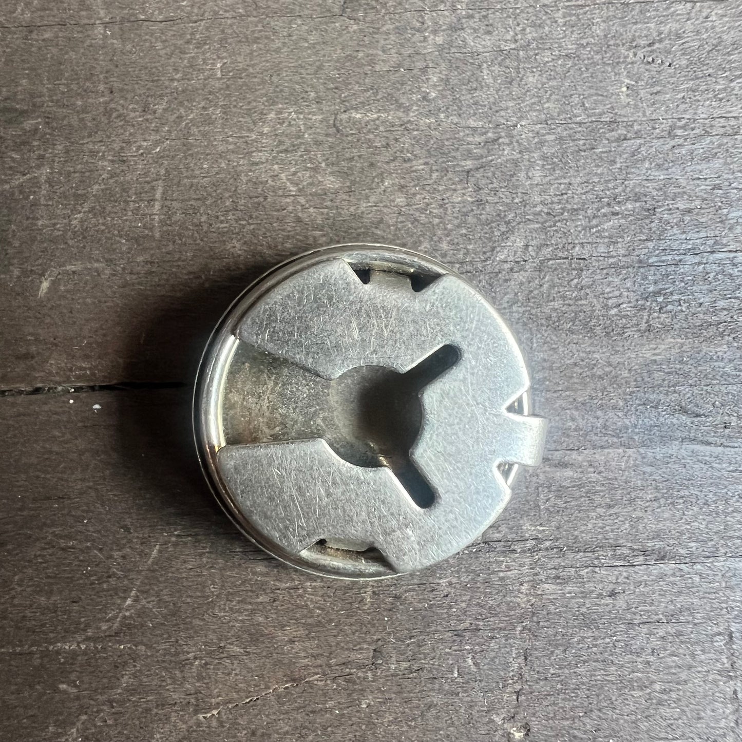 Sterling Silver Sunflower Button Covers (set of 5)