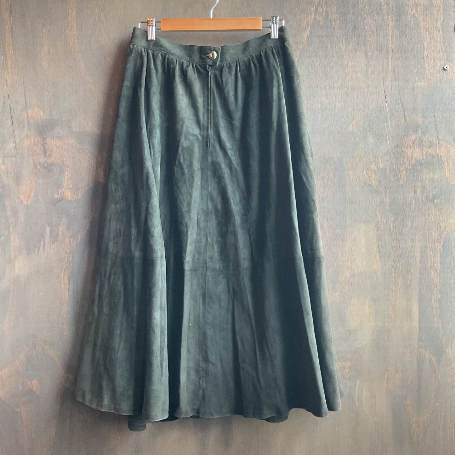 Feiner Dark Green Maxi Skirt