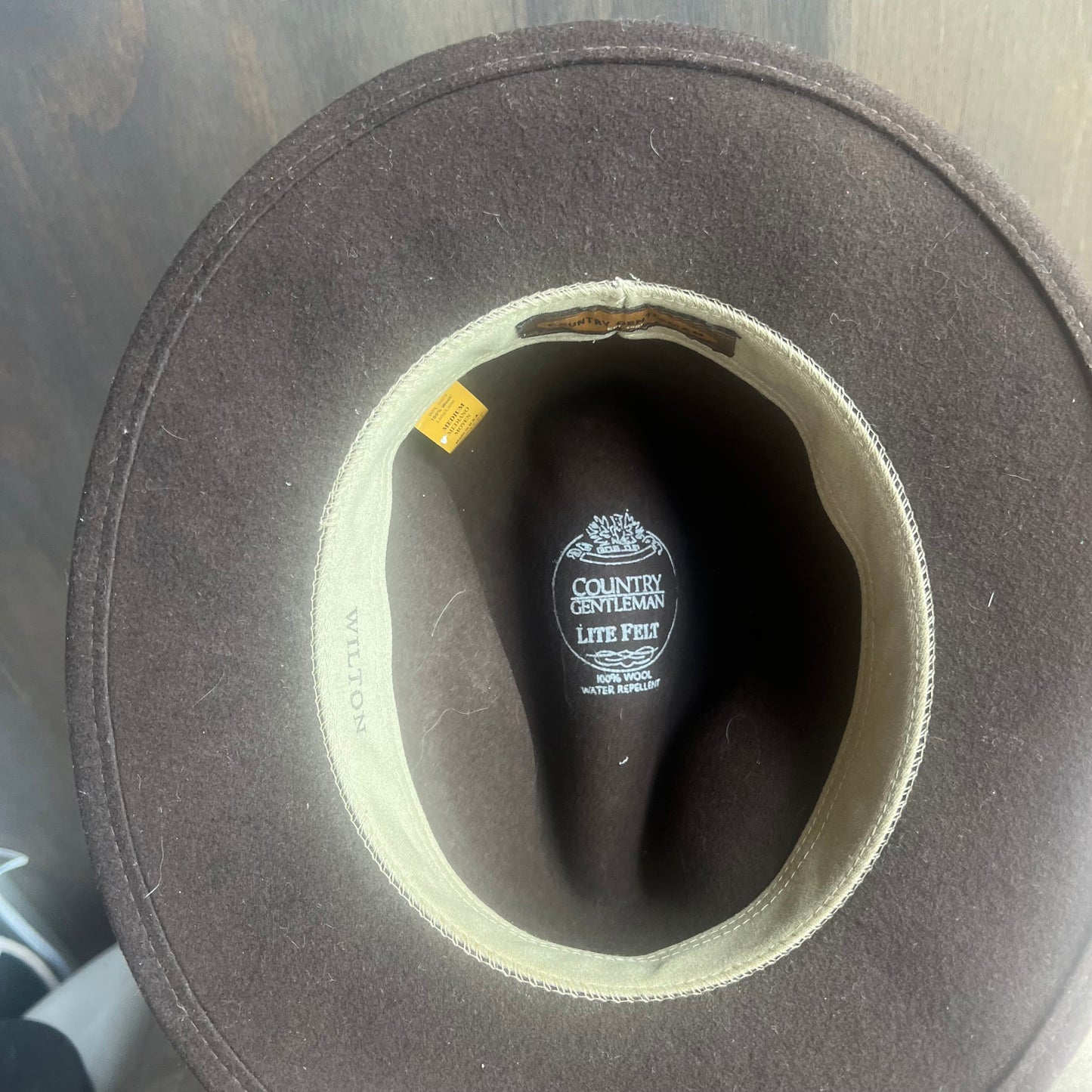 Country Gentleman Brown Felt Hat