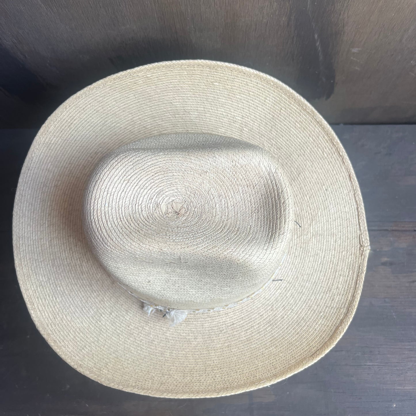 Straw Hat with Drawstring and Tassel