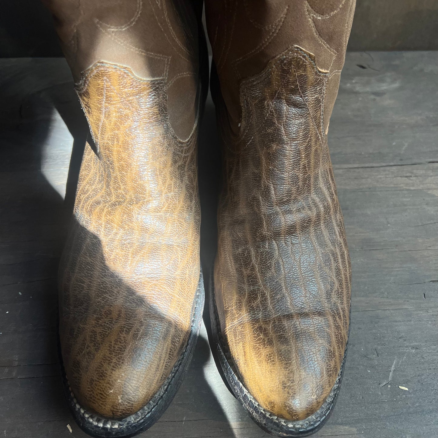 Custom Made Faux Water Buffalo Boots