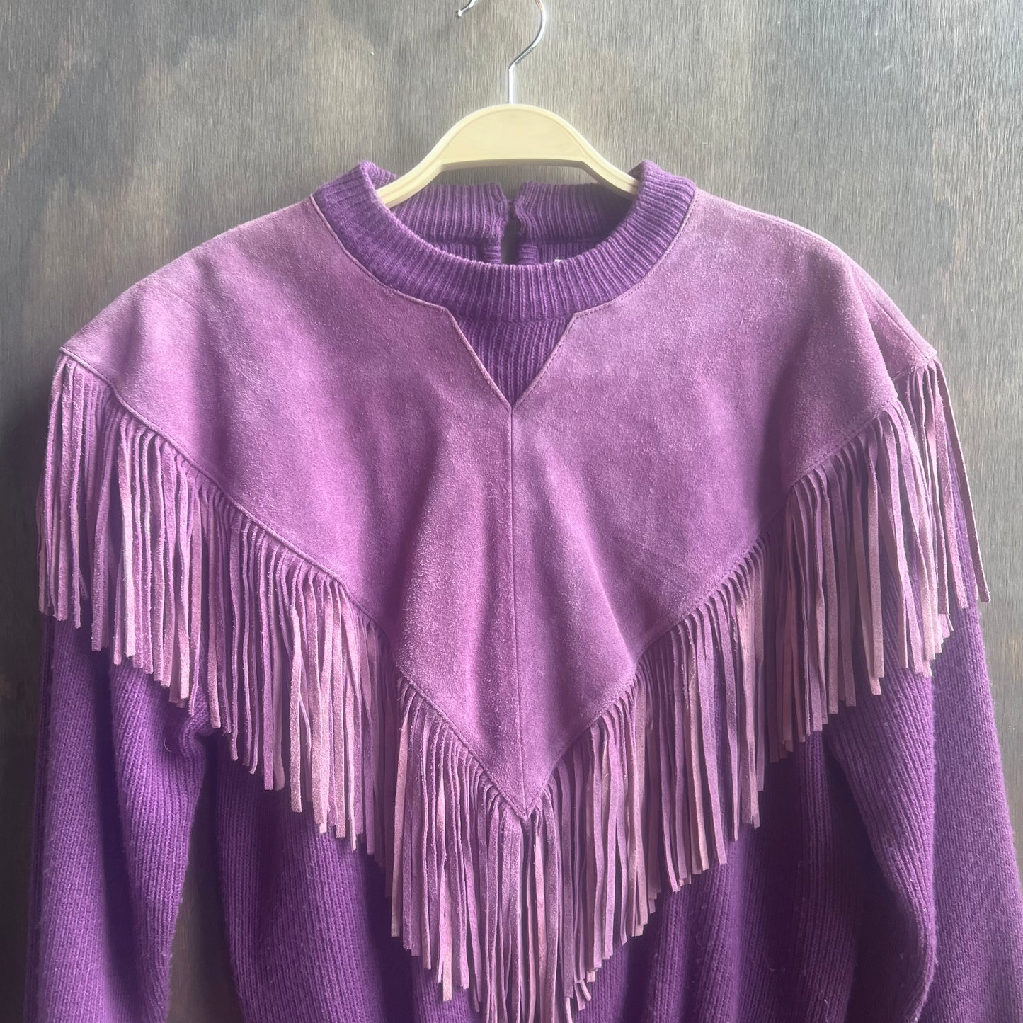 Western Fringe Sweater