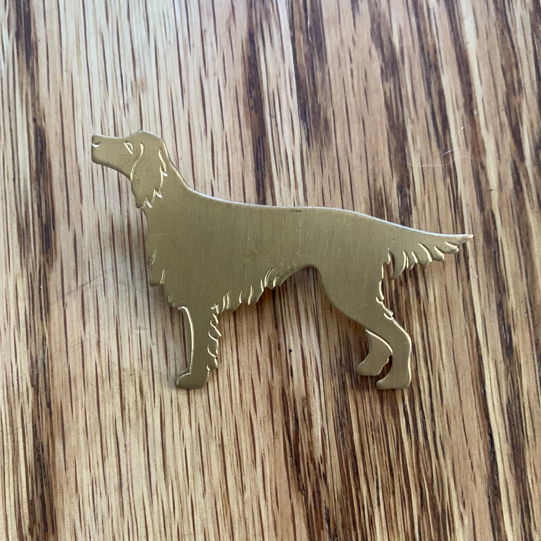 Metal Irish Setter dog pin