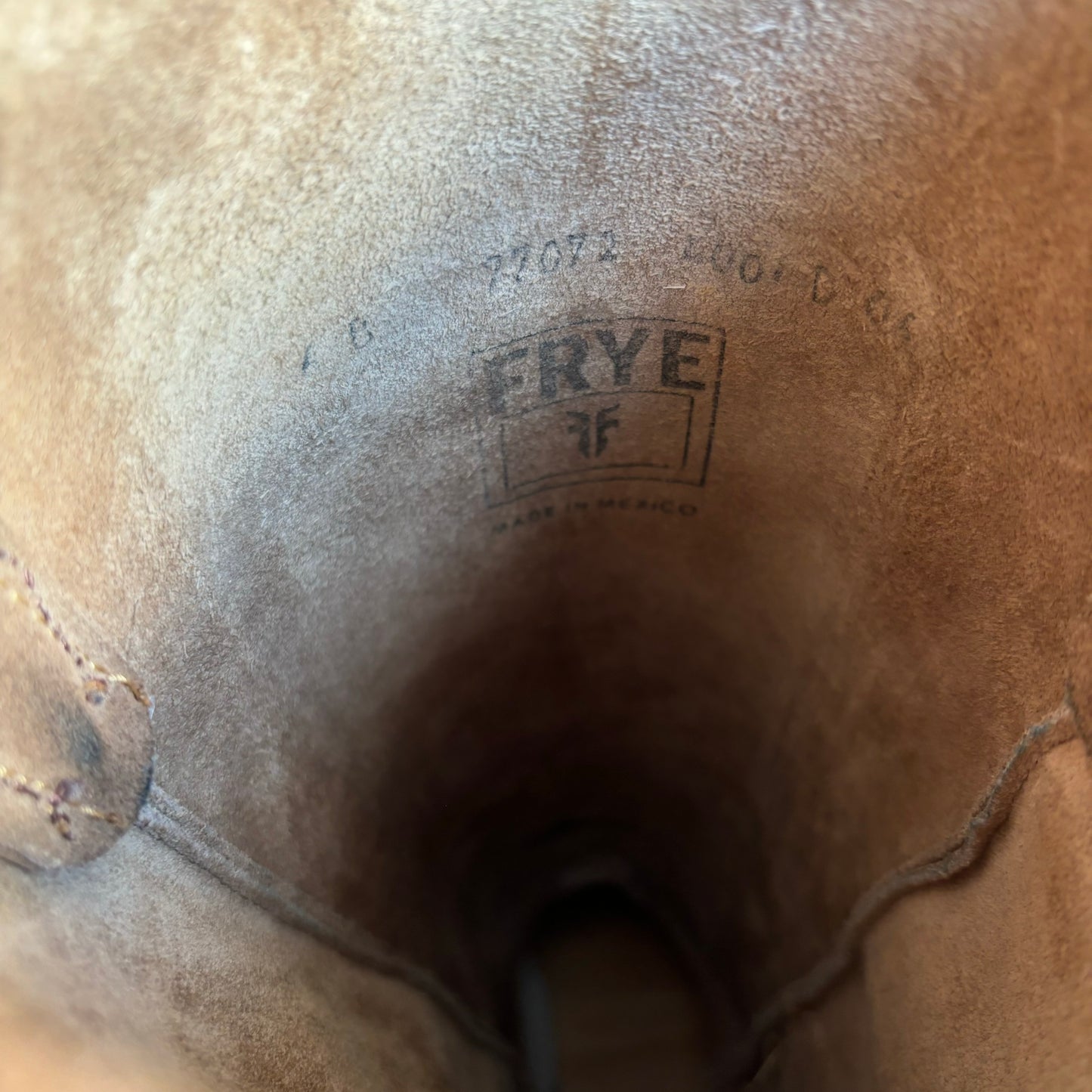 Parrot Paints x Frye Suede Riding Boots