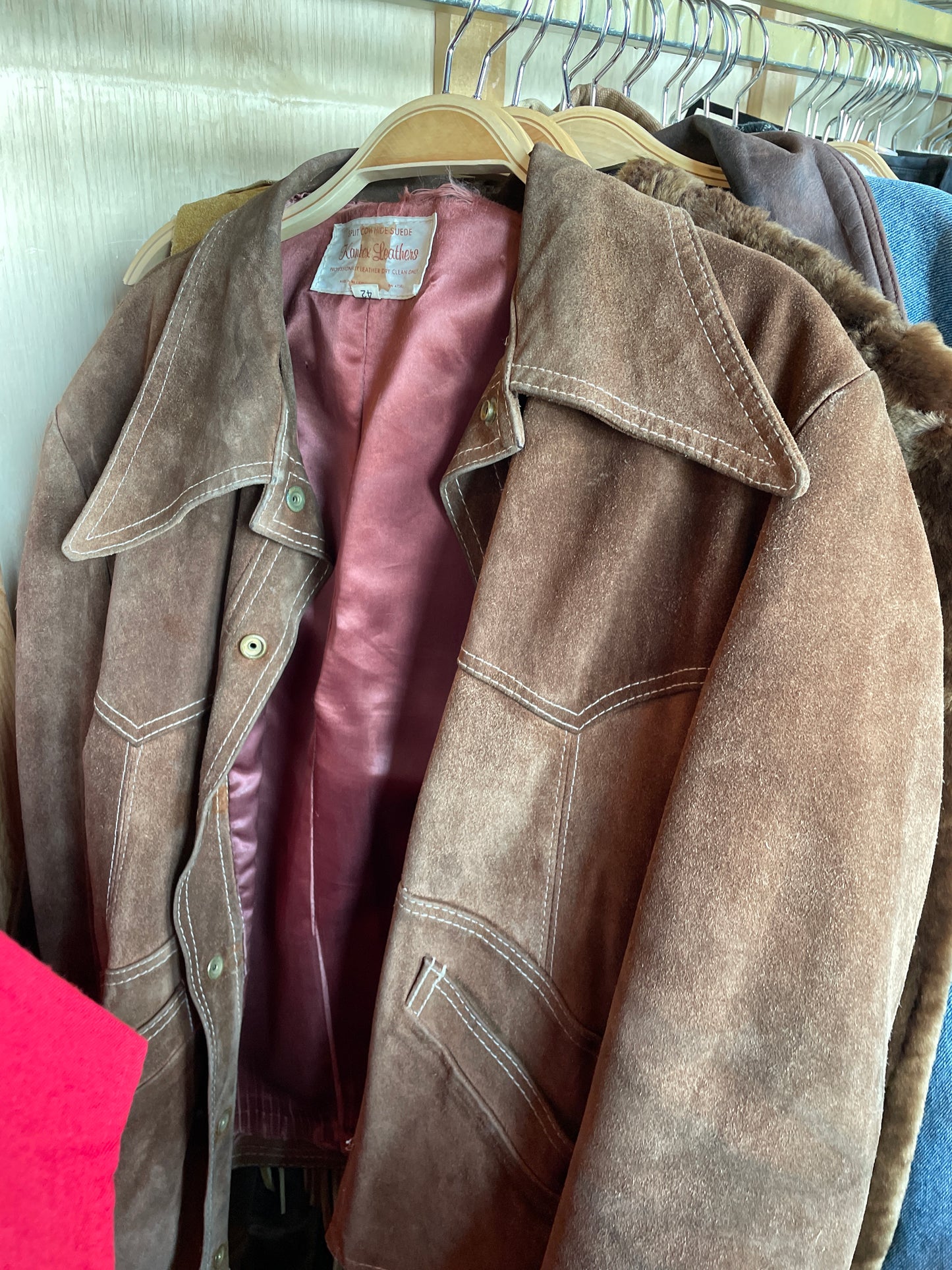 Suede Kantex leathers jacket (as is)