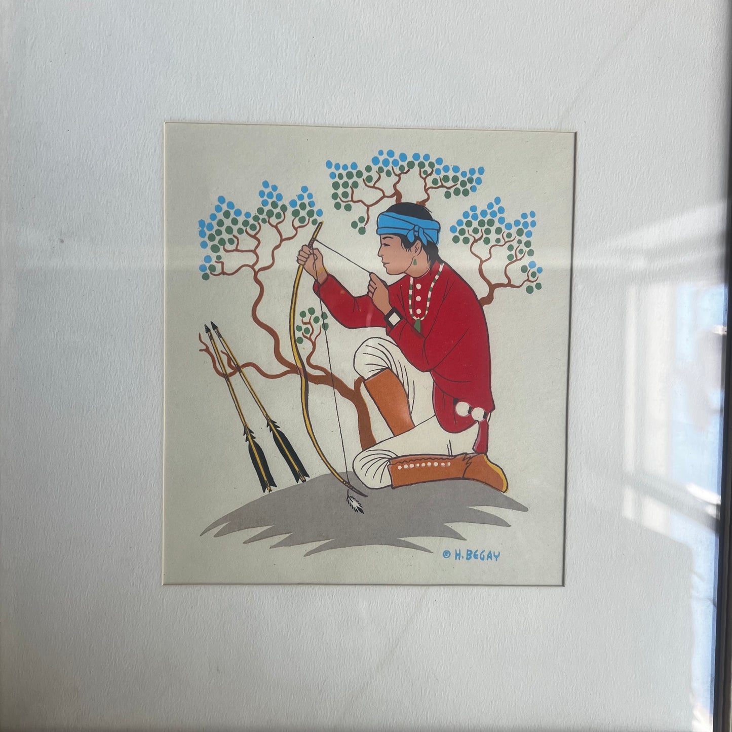 Harrison Begay Arrow Framed Art Print