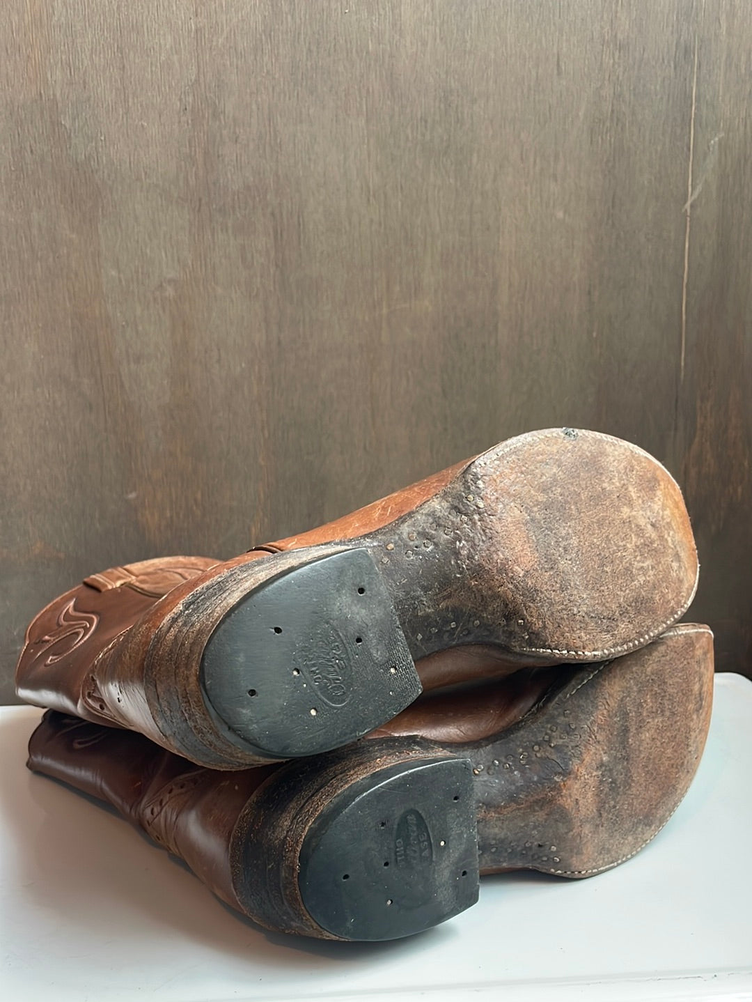 Vintage Hondo Brown Western Boots