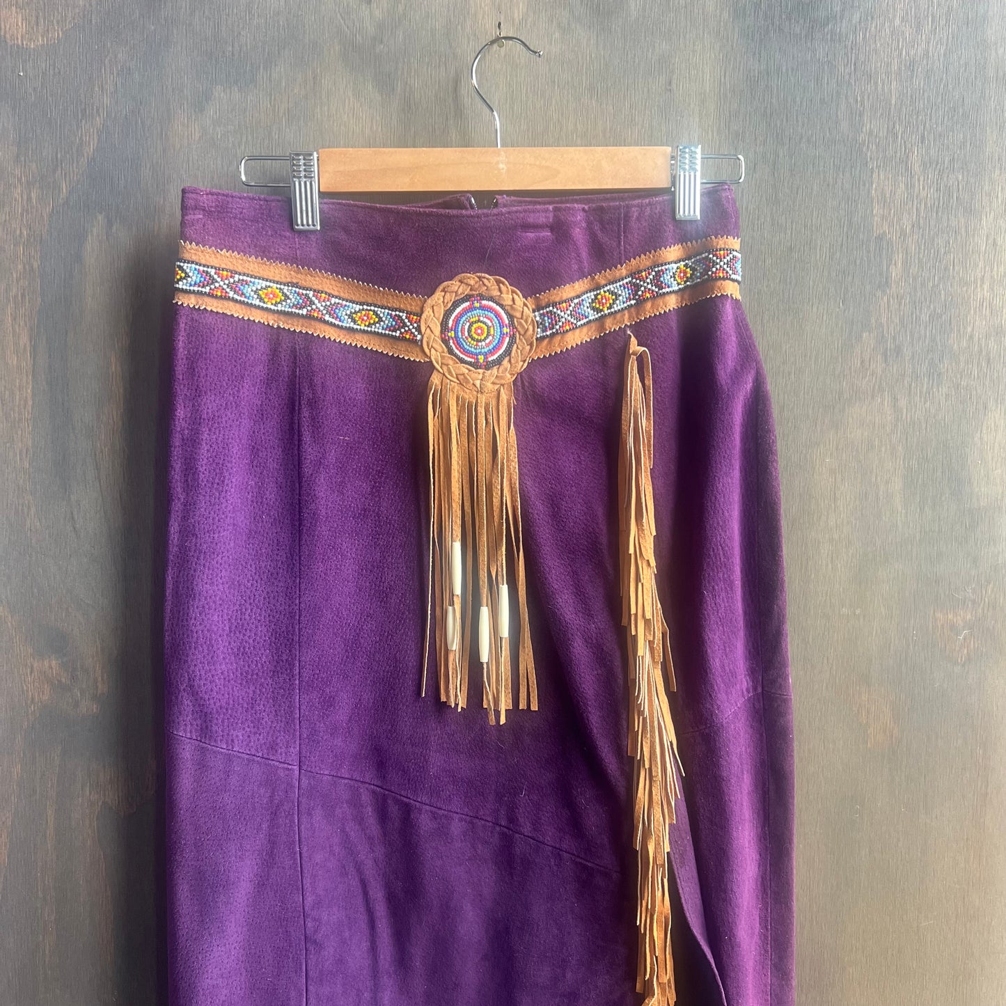 Frontier Collection Purple Leather Set