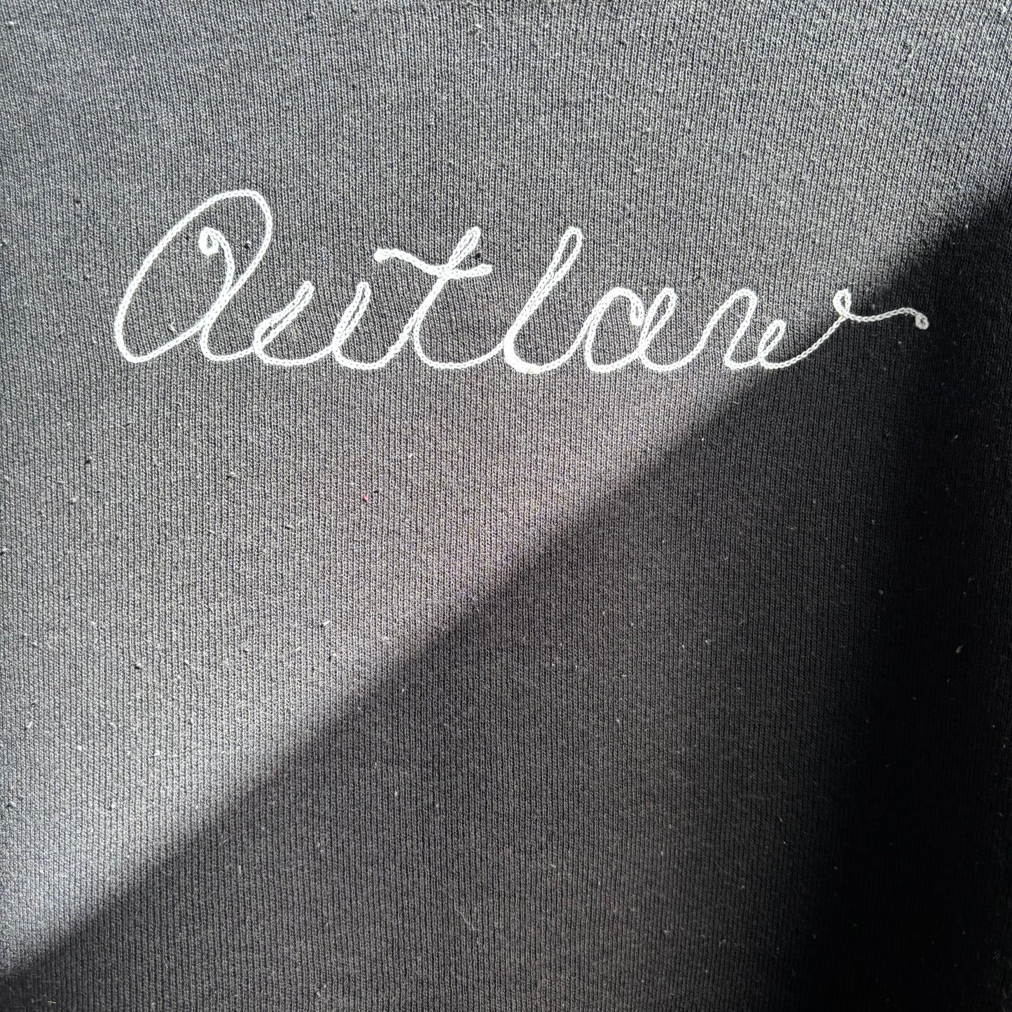Custom Black "Outlaw" Sweatshirt
