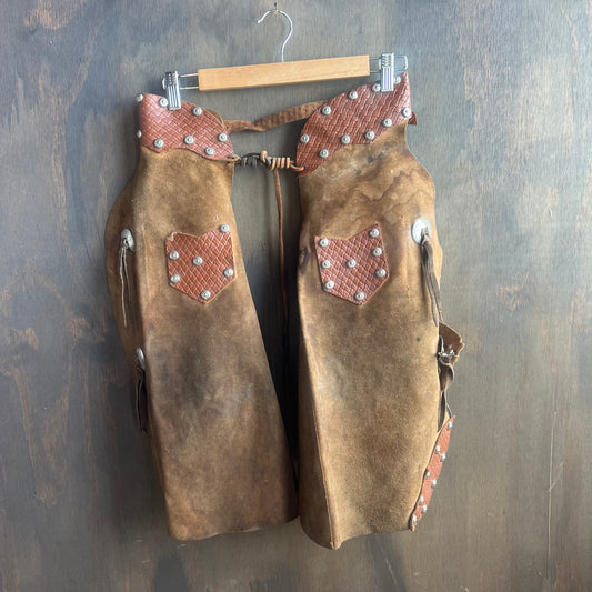 Vintage Kids Suede Bat Wing Chaps