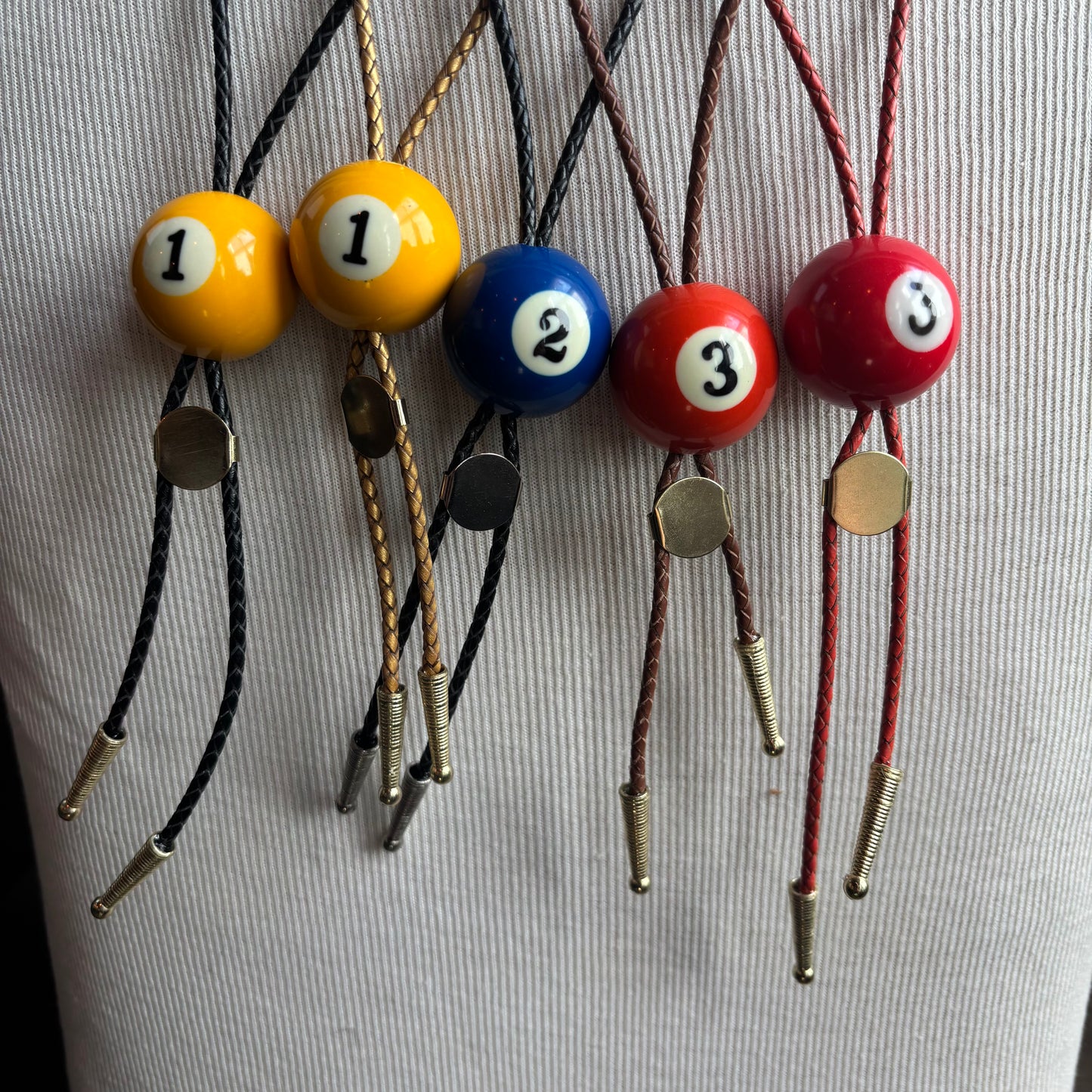 Pool Ball Bolo Tie