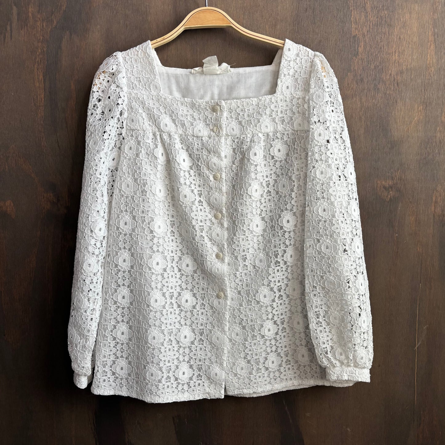 Vintage Black and White Lace Set