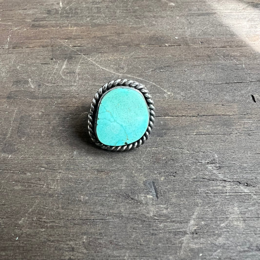 Silver and Sleeping Beauty Turquoise Ring