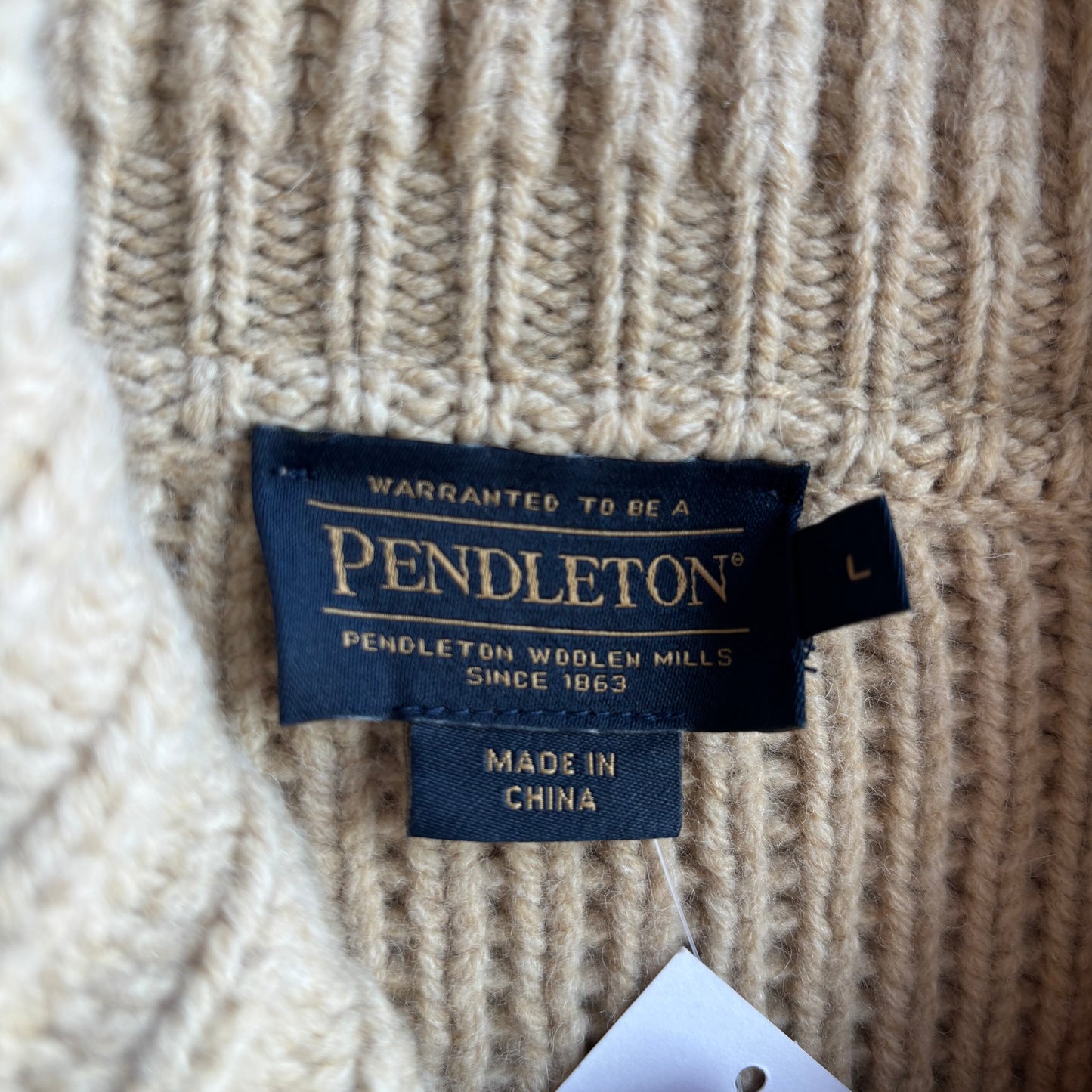 Pendleton Wool Zip Cardigan