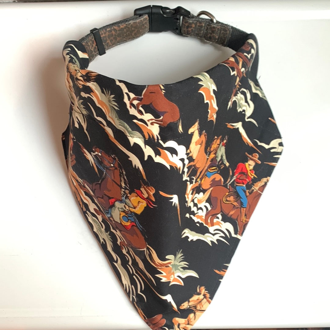 Dog collar bandana