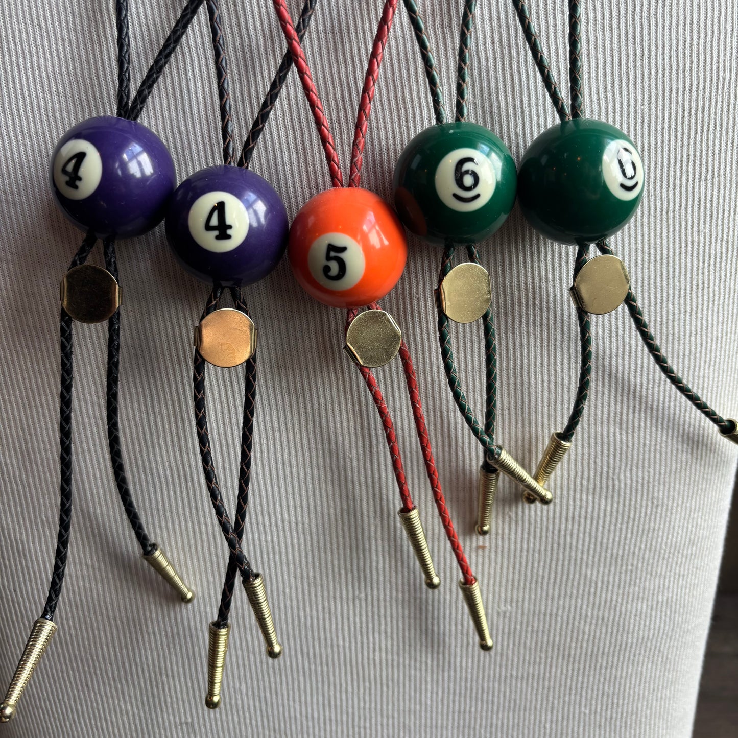 Pool Ball Bolo Tie