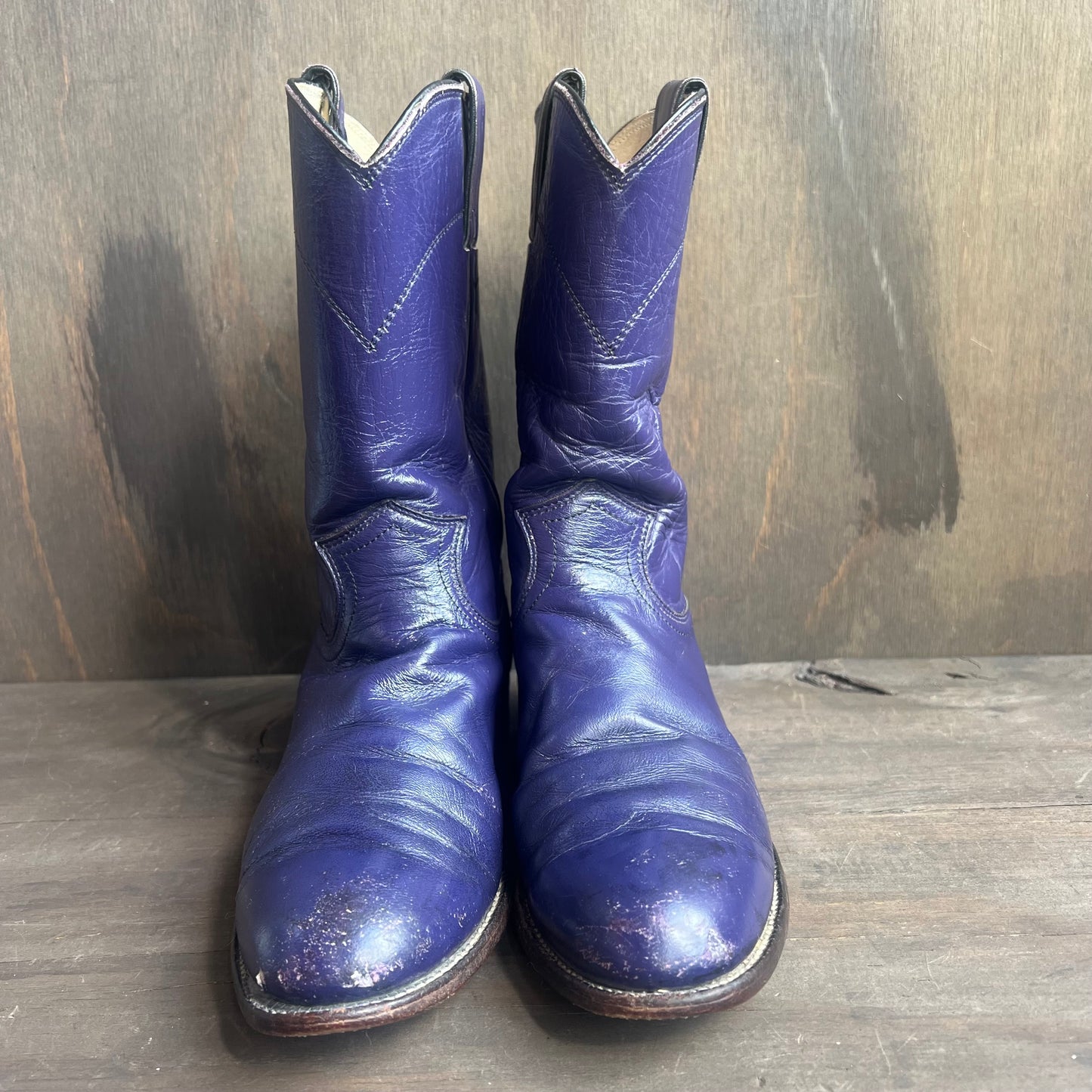 Purple Justin Roper Boots
