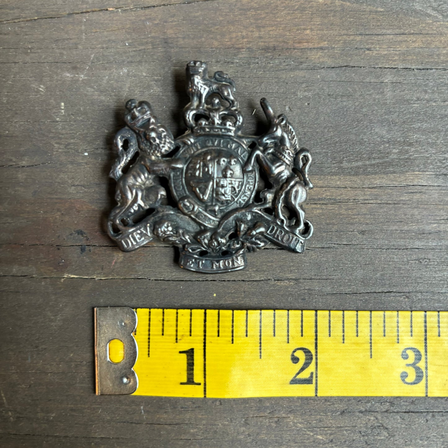 WWII Sterling Silver British Regiment Pin