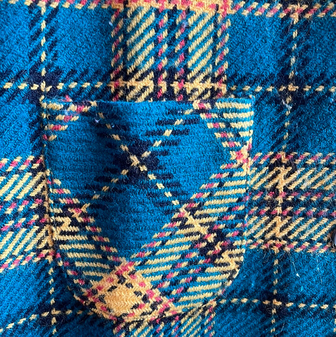 Vintage Plaid Kids Vest