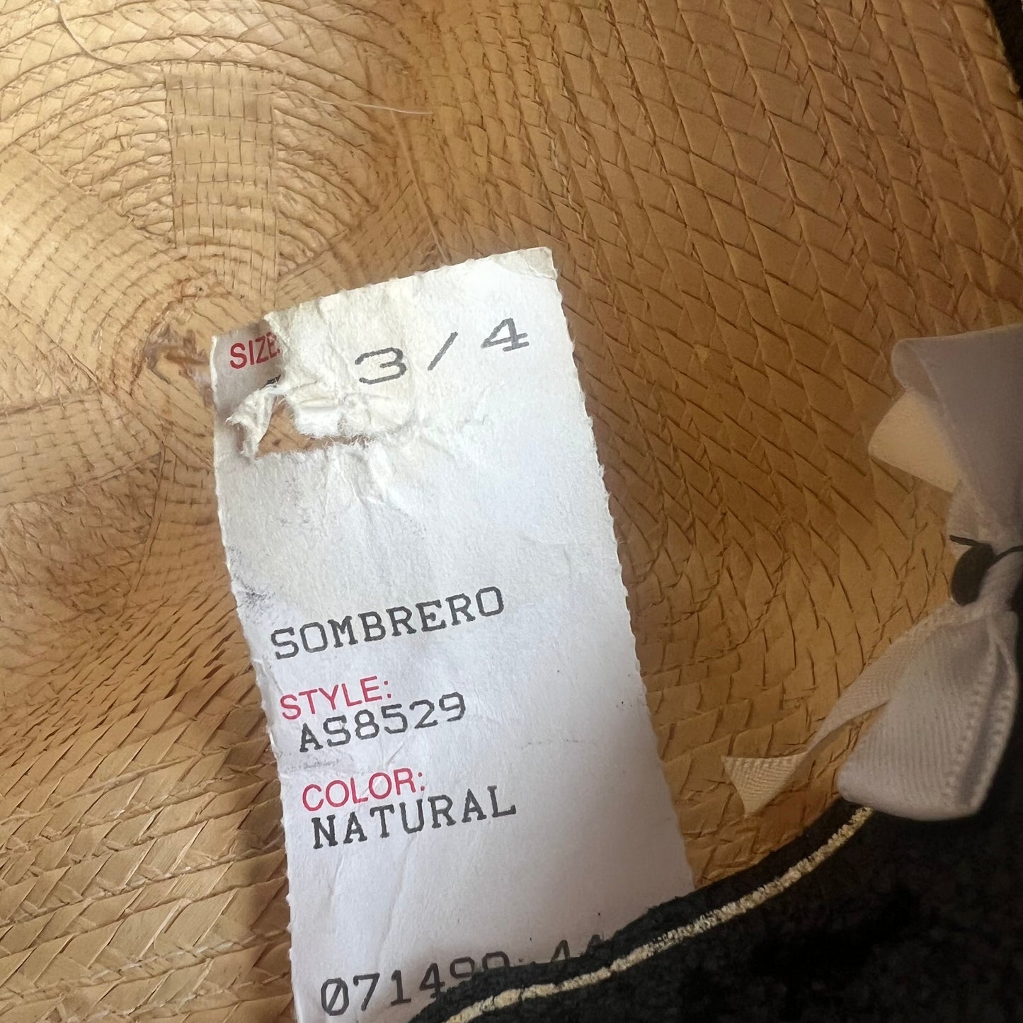 Cowboy Corral Custom Made Sombrero with Horse Hair Drawstring