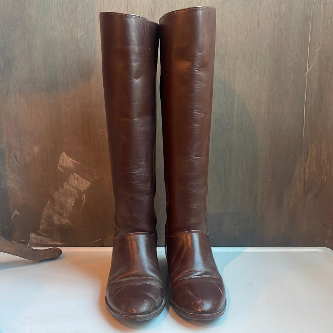 Calico Brown Riding Boots