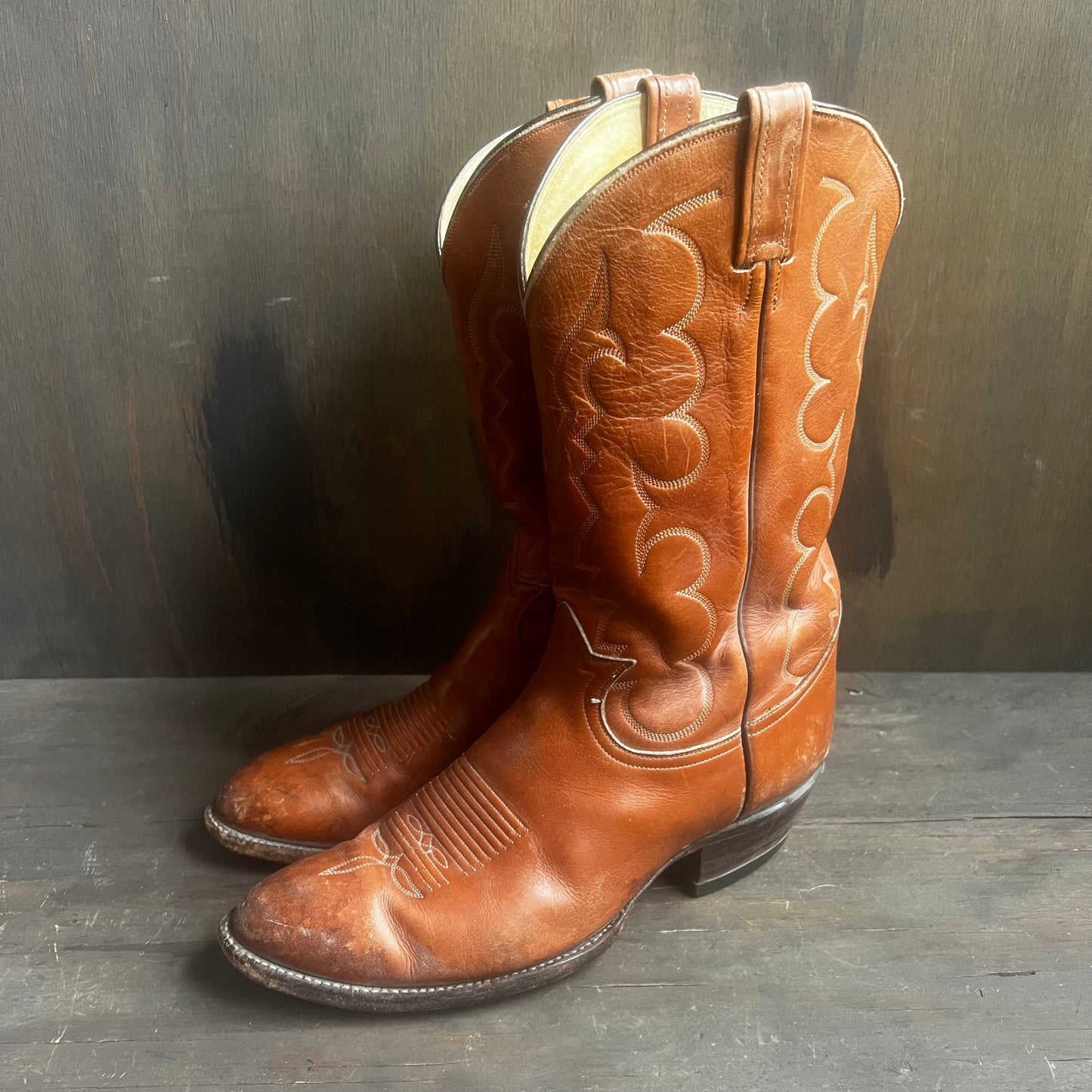 Tony Lama Light Brown Cowboy Boots
