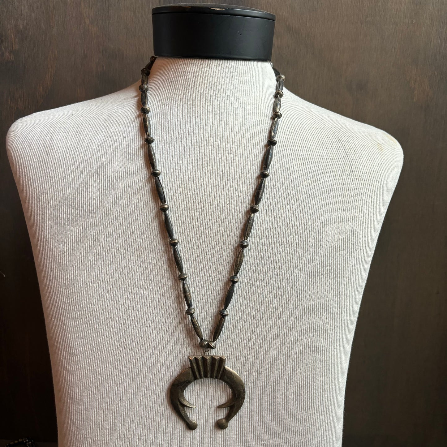 Brass Turtle Beaded Necklace