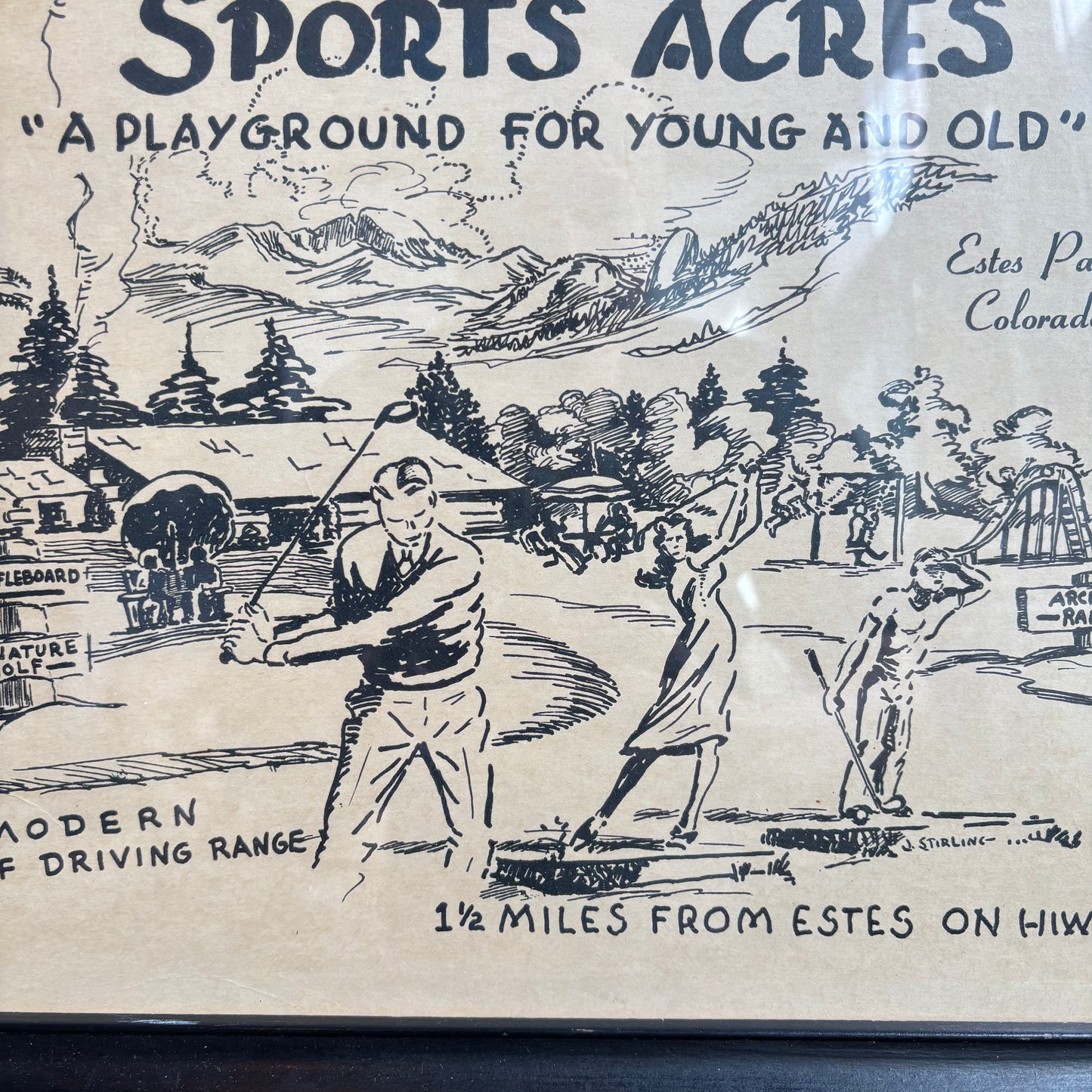 Sports Acres Framed Wall Art