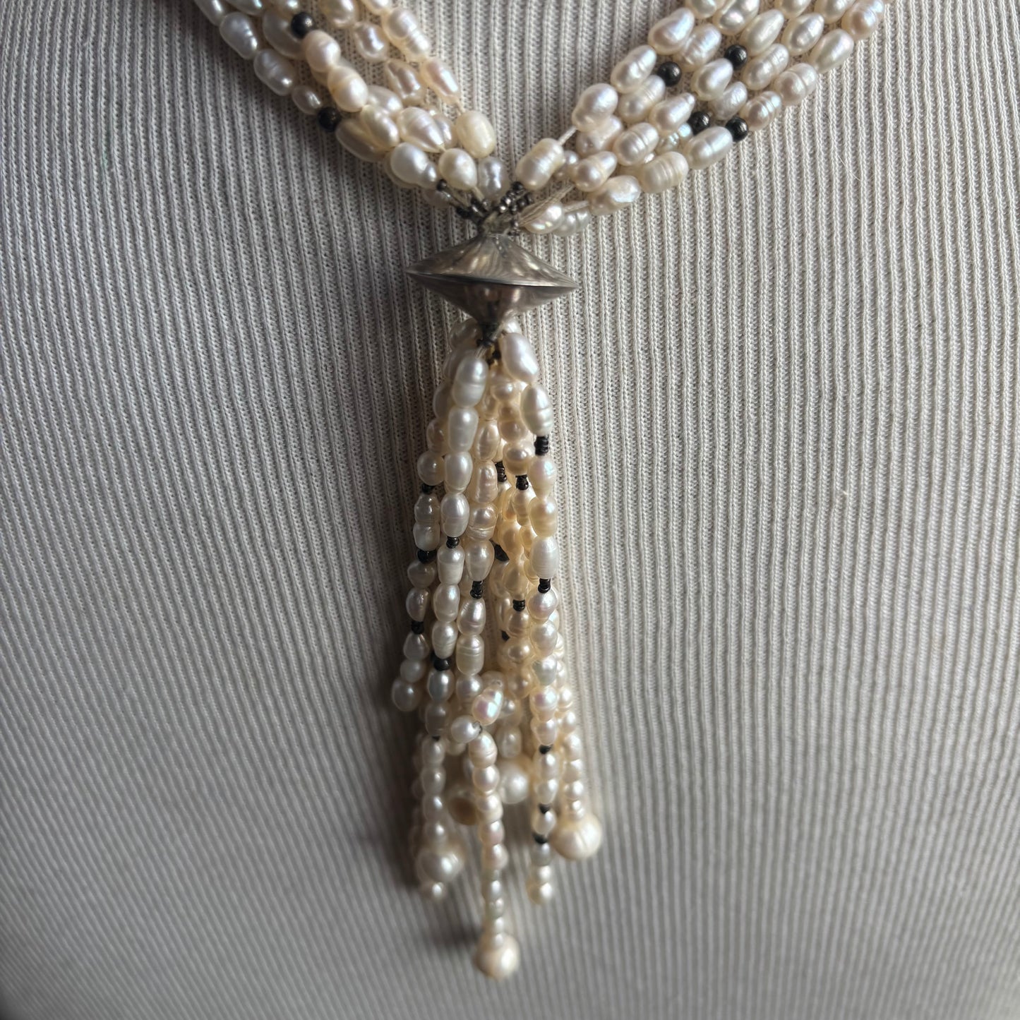 Vintage Multi-Strand Pearl Necklace
