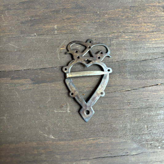 Vintage Silver Heart Luckenbooth Brooch