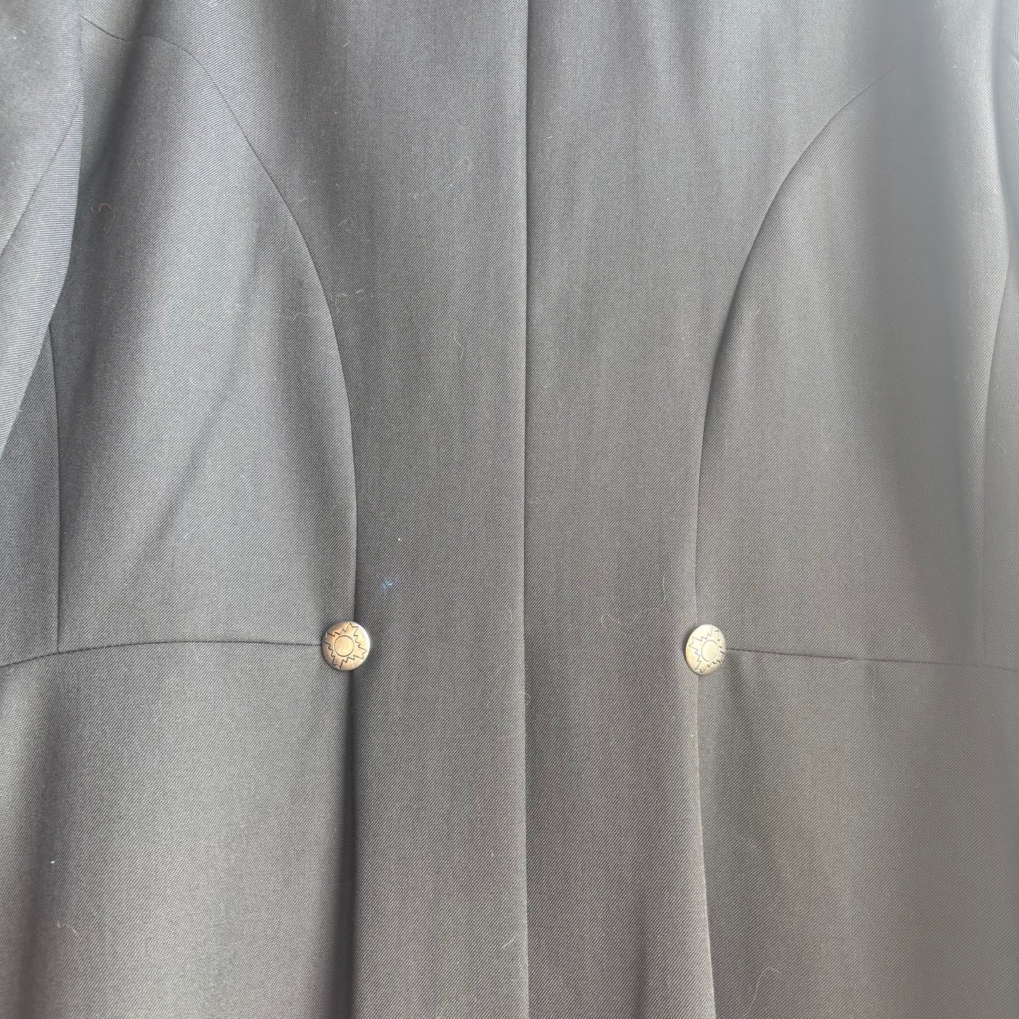 Western Black Top Coat