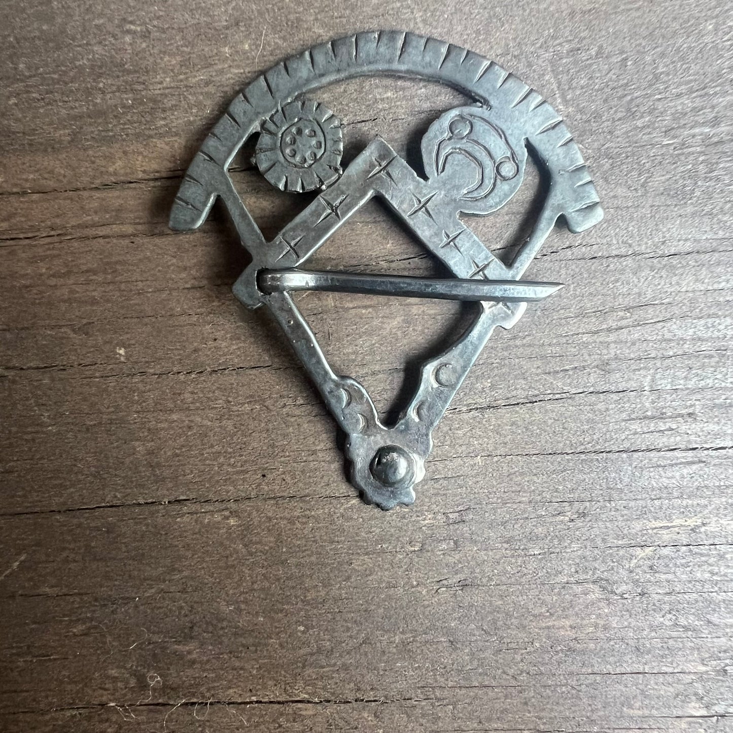 Vintage Handcrafted Caliper Tool Pin