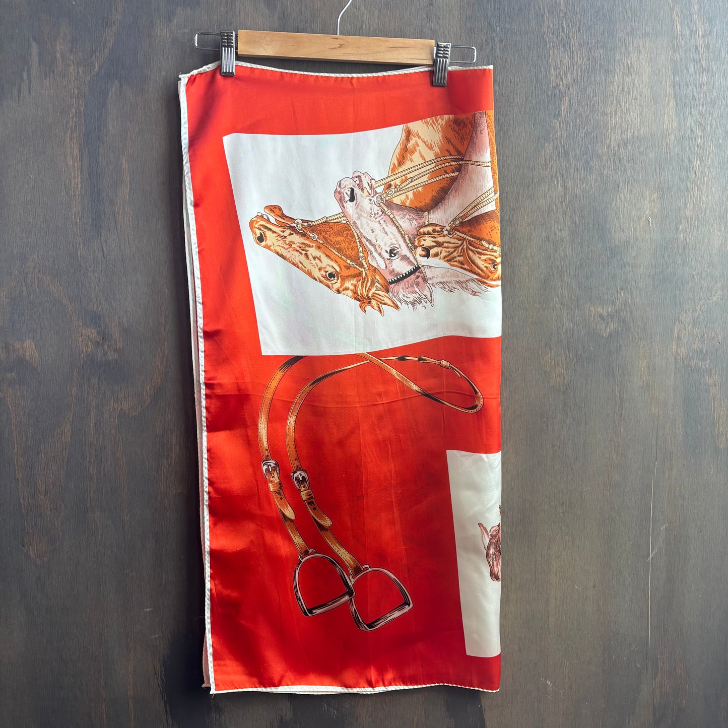 Vintage Equestrian Scarf