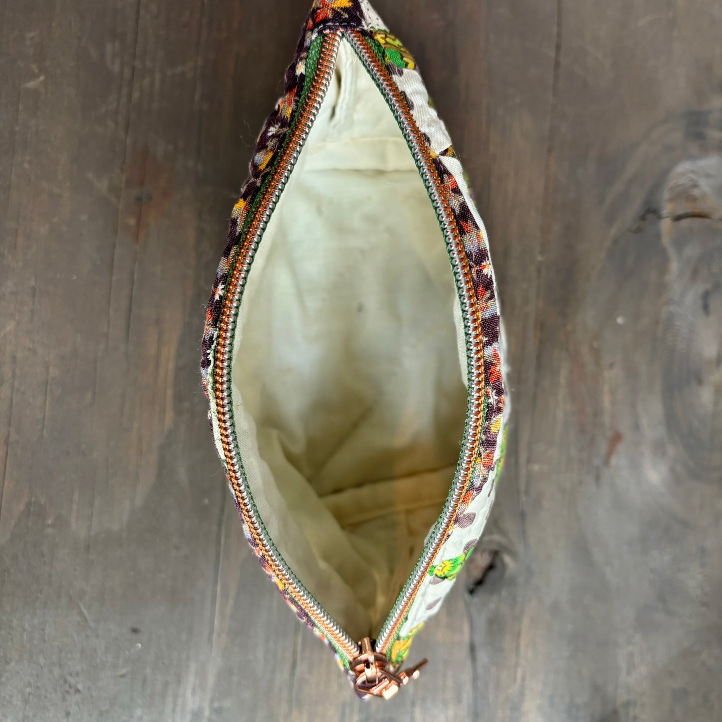 Vintage Quilt Small Toiletries Bag