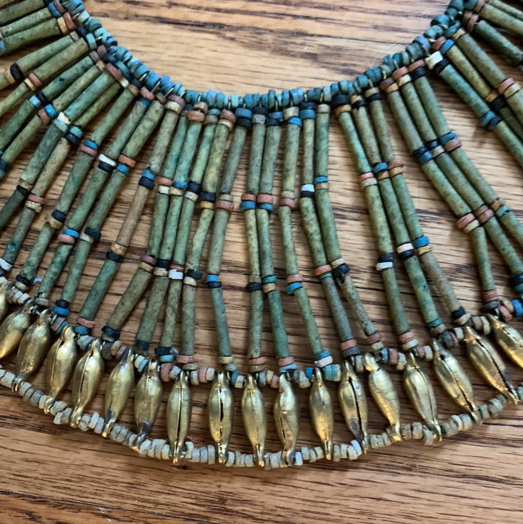 Vintage Cleopatra collar necklace
