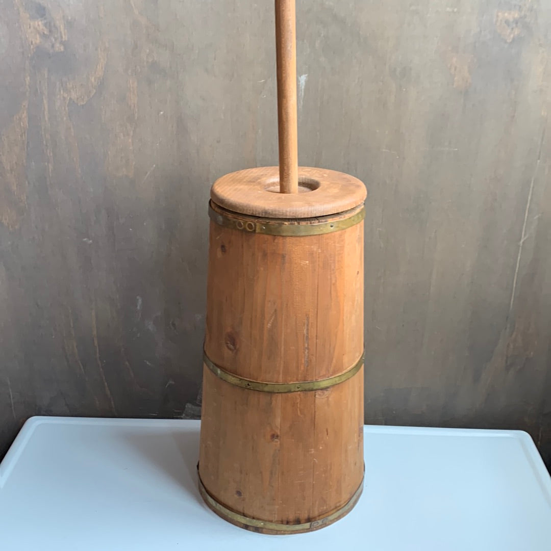 Antique Wooden Butter Churner